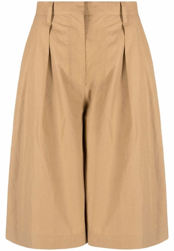 Nanushka skräddade bermudashorts med vida ben - Neutral