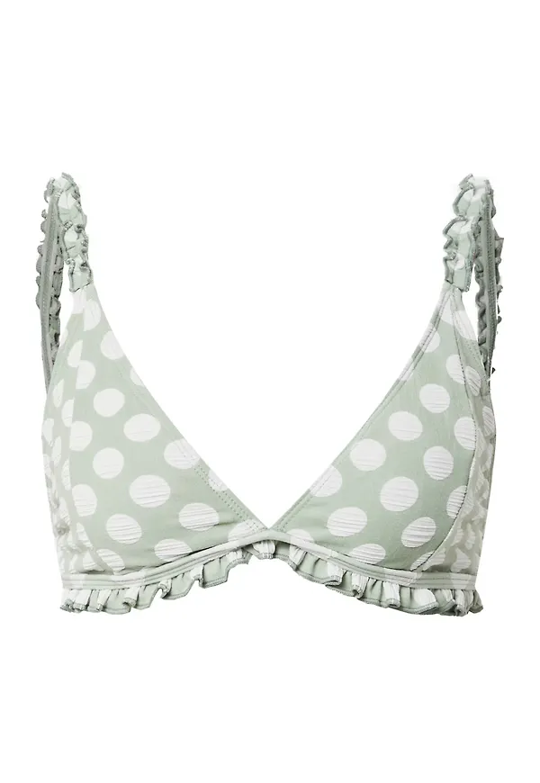 Nasty Gal Bikiniöverdel pastellgrön / vit