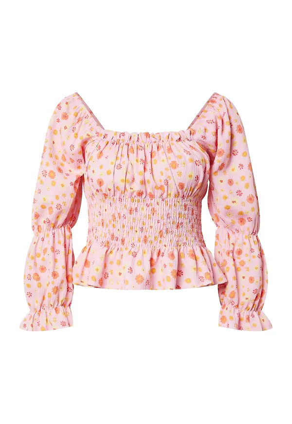 Nasty Gal Blus gul / orange / rosa