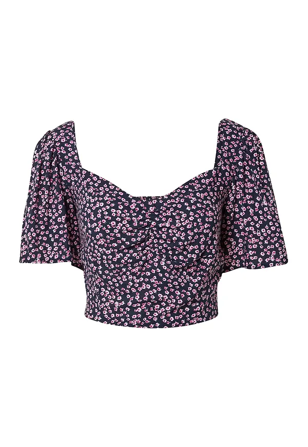 Nasty Gal Blus marinblå / mint / rosa / pitaya