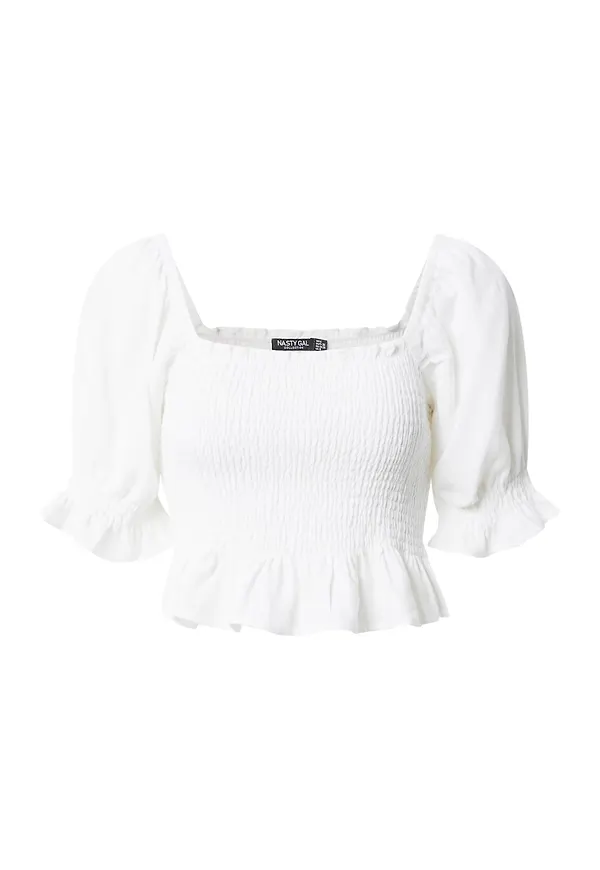 Nasty Gal Blus vit
