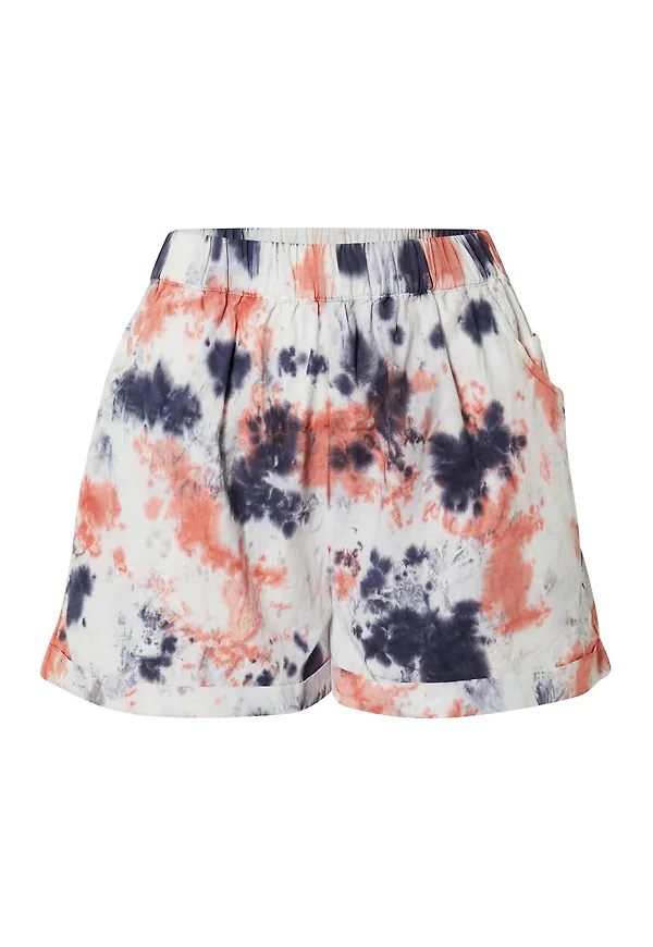 Nasty Gal Byxa marinblå / persika / off-white