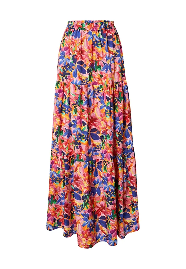 Nasty Gal Kjol blå / orange / röd