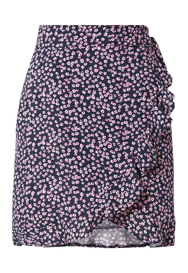 Nasty Gal Kjol opal / mörkblå / rosa / vit