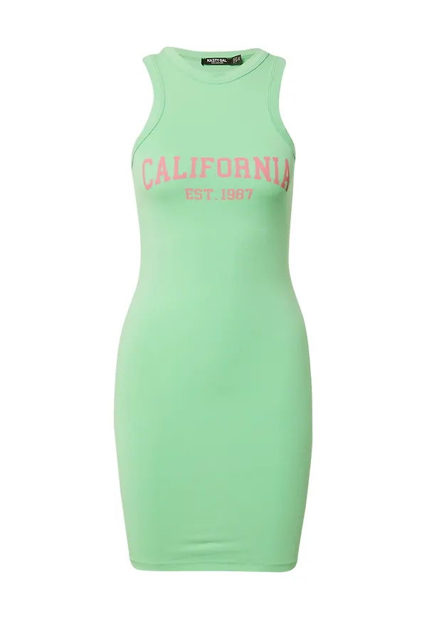 Nasty Gal Klänning 'California' äpple / ljusrosa