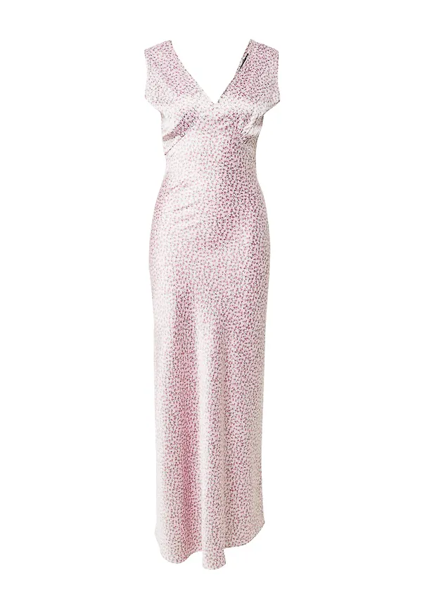 Nasty Gal Klänning grön / rosa / röd