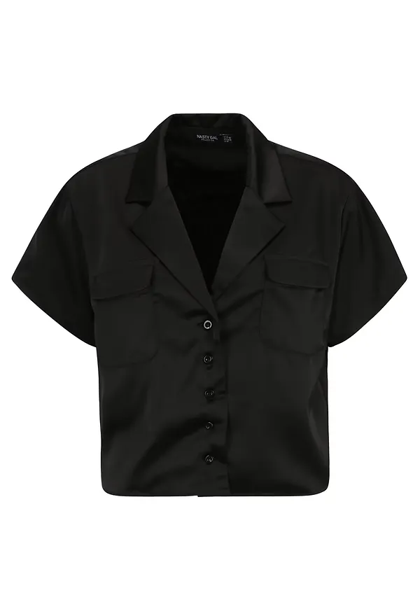 Nasty Gal Petite Blus svart