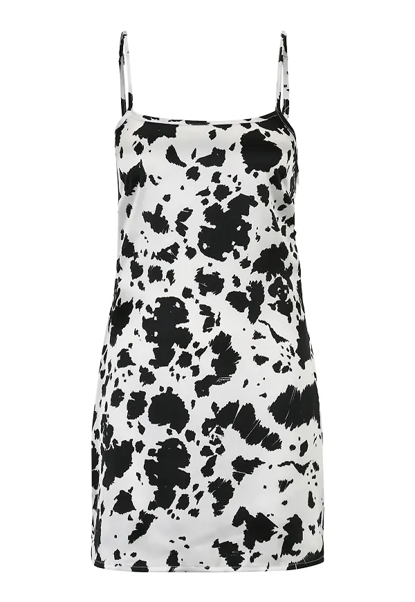 Nasty Gal Petite Klänning svart / vit