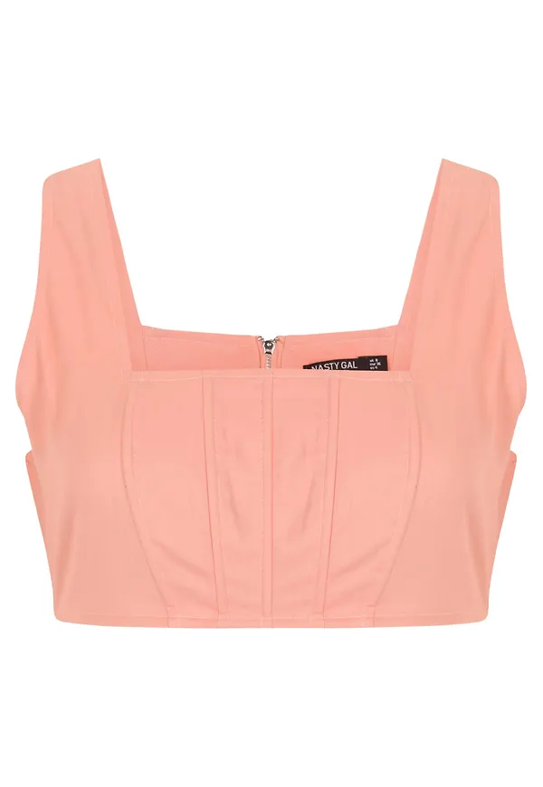 Nasty Gal Petite Topp rosa