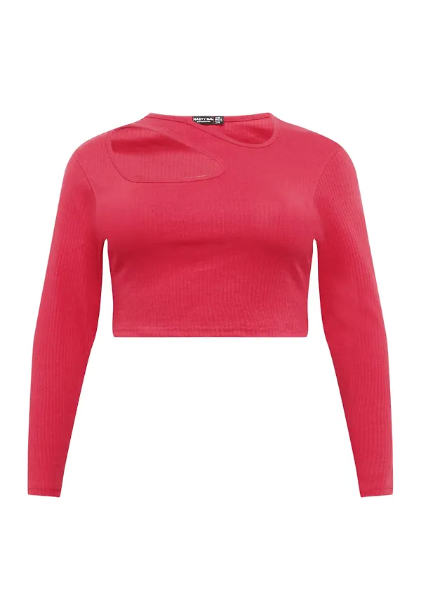 Nasty Gal Plus T-shirt pitaya