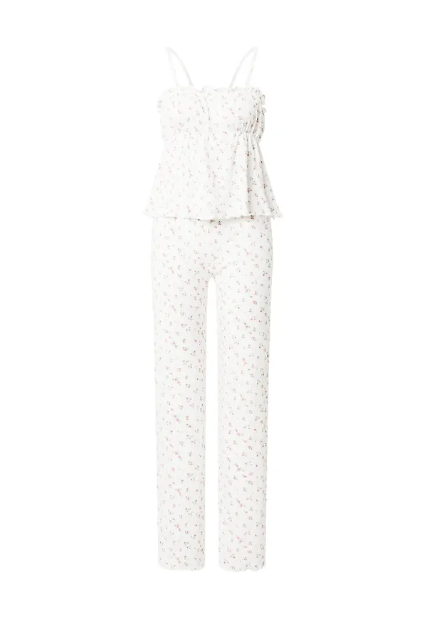 Nasty Gal Pyjamas grön / rosa / vit