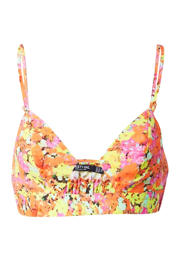 Nasty Gal Topp blandade färger / orange