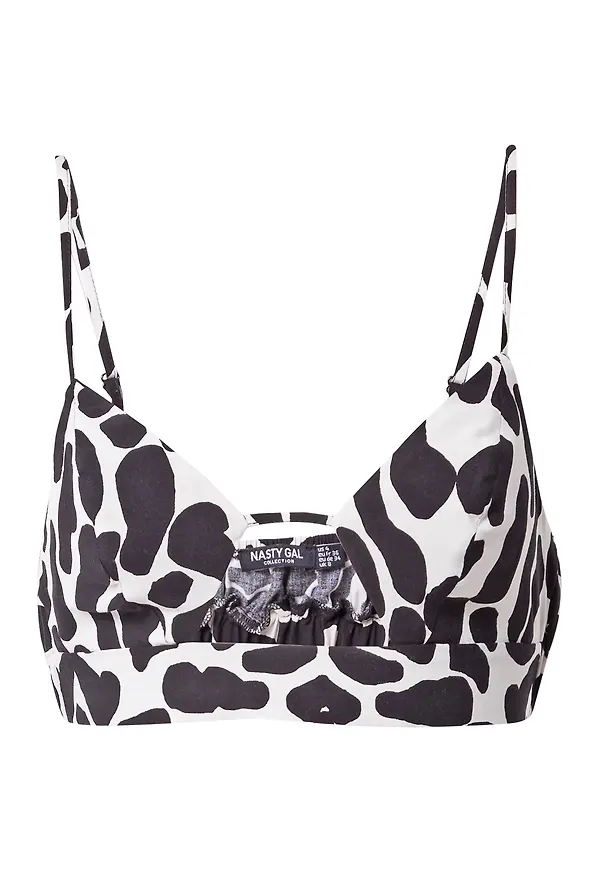 Nasty Gal Topp svart / vit