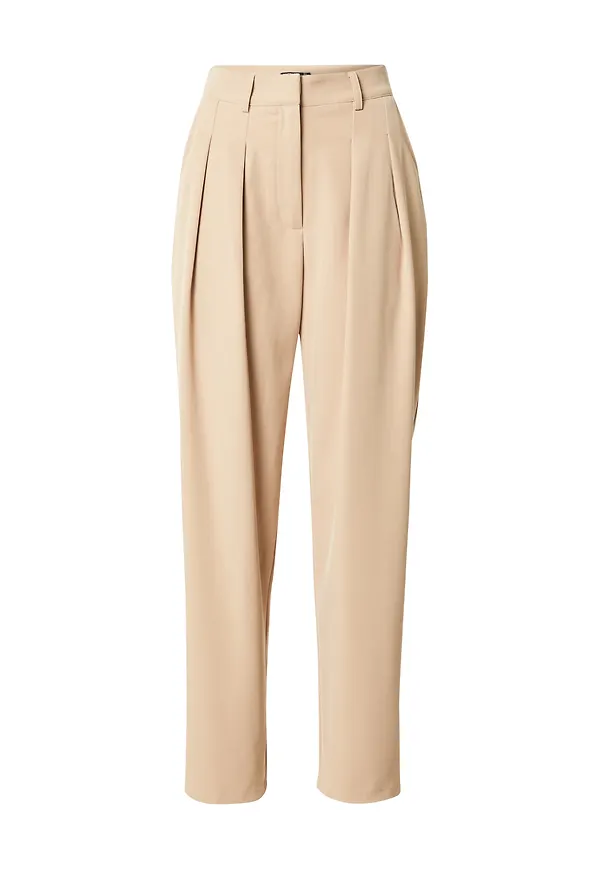 Nasty Gal Veckad byxa beige