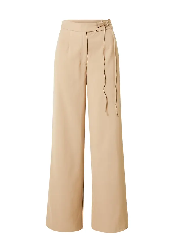 Nasty Gal Veckad byxa beige