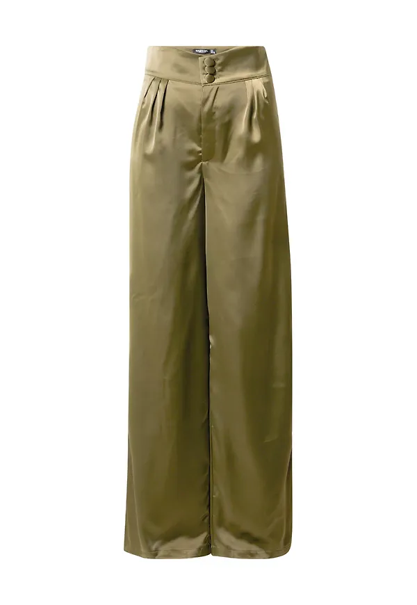 Nasty Gal Veckad byxa khaki