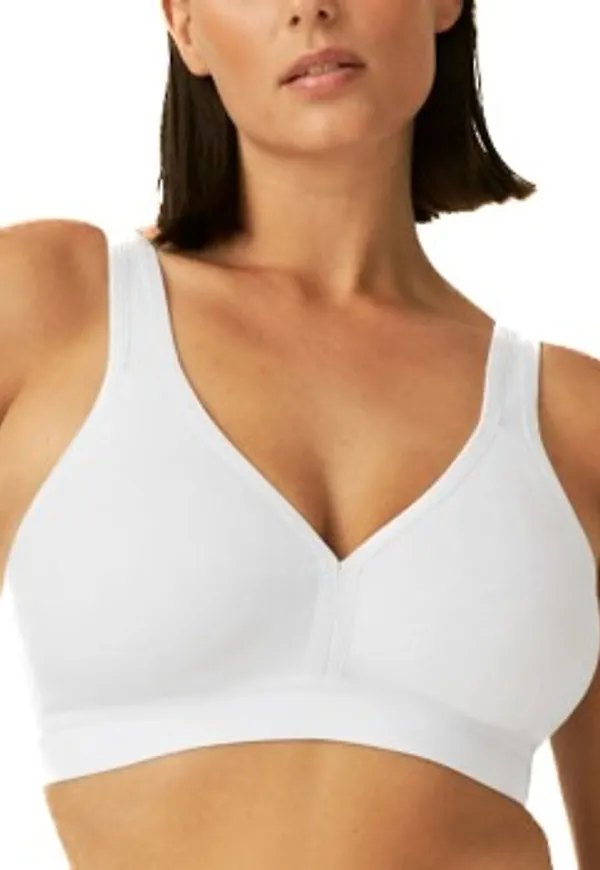 NATURANA BH Athleisure Soft Bra Vit bomull D 100 Dam