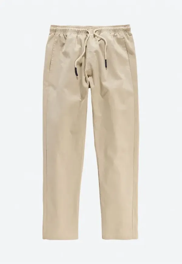 Navy Linen Long Pant