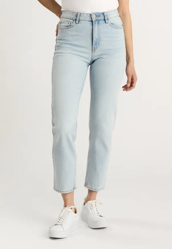 NEA Croppade raka jeans