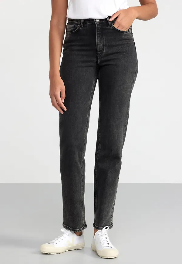 NEA Croppade raka jeans