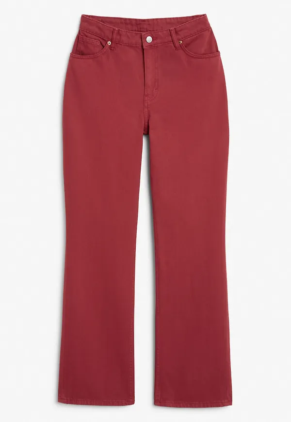 Nea high waist jeans - Red