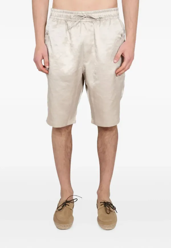 Needles bermudashorts med dragsko - Neutral
