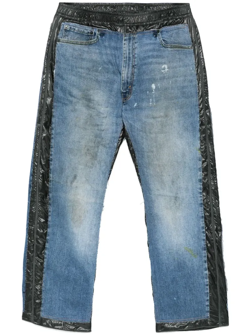Needles jeans med kontrastkant - Svart