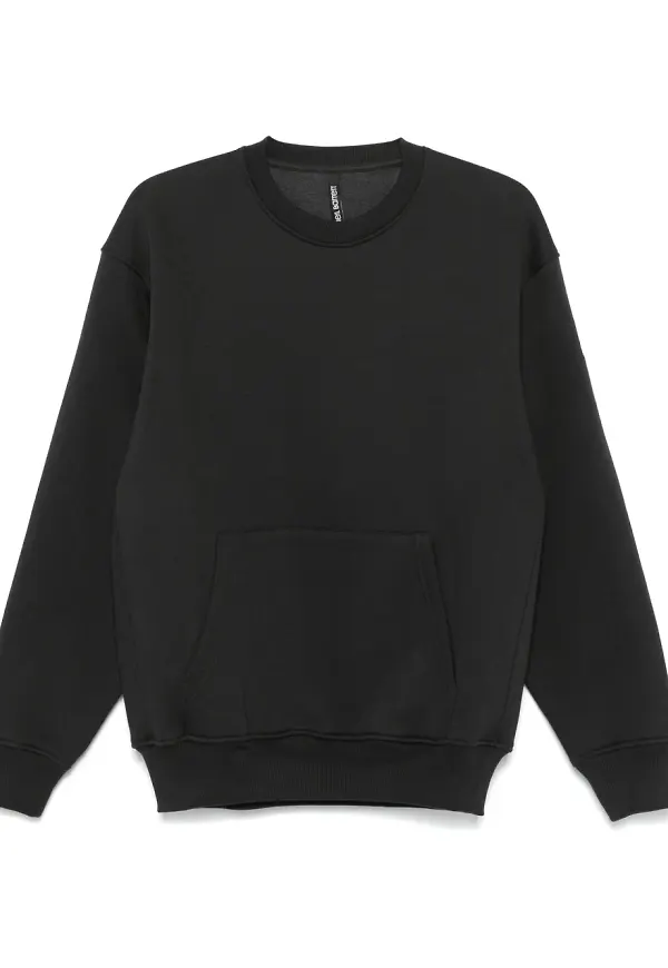 Neil Barrett sweatshirt med lågt skuren axel - Grå