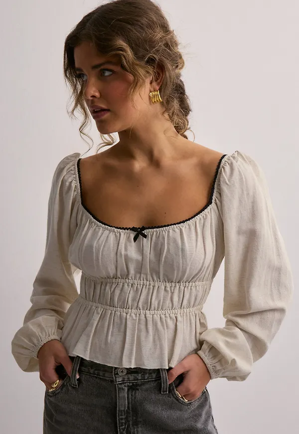 Nelly - Beige - Make My Day Blouse