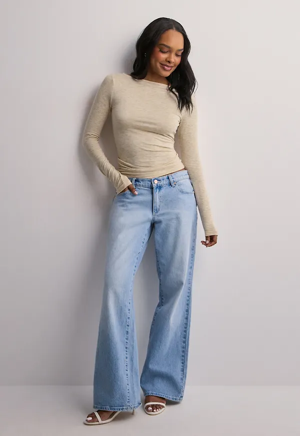 Nelly - Beige - Perfect Soft LS Top