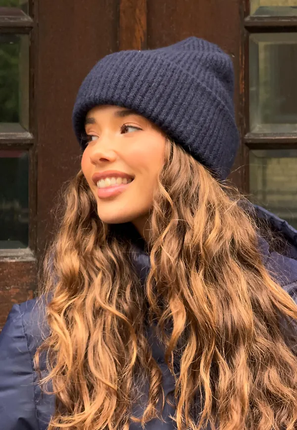 Nelly - Blå - Cozy Knit Hat