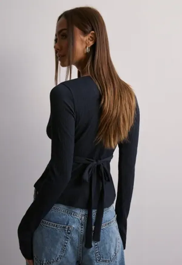 Nelly - Blå - Cute Tie Top