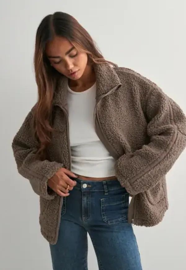 Nelly - Brun - Pile Jacket