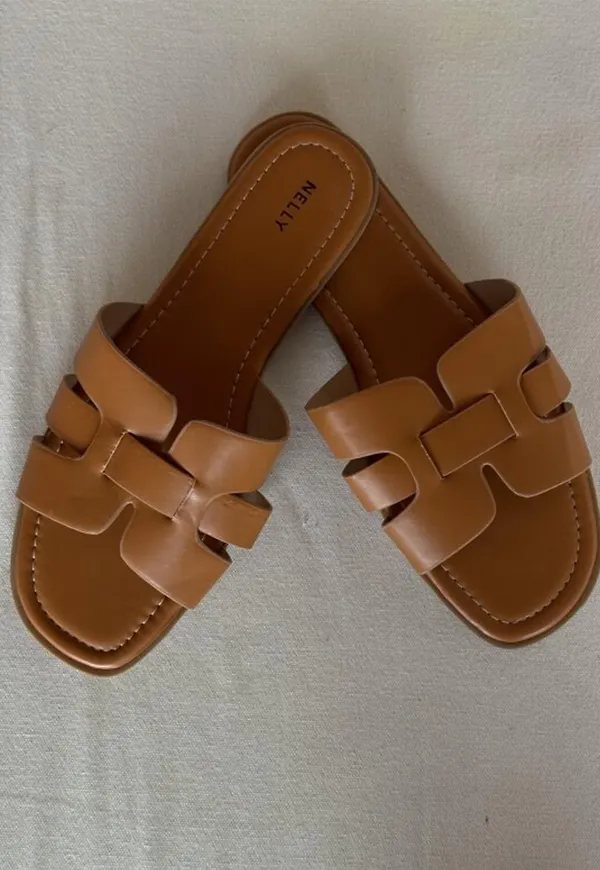 Nelly - Brun - Slip In Sandal
