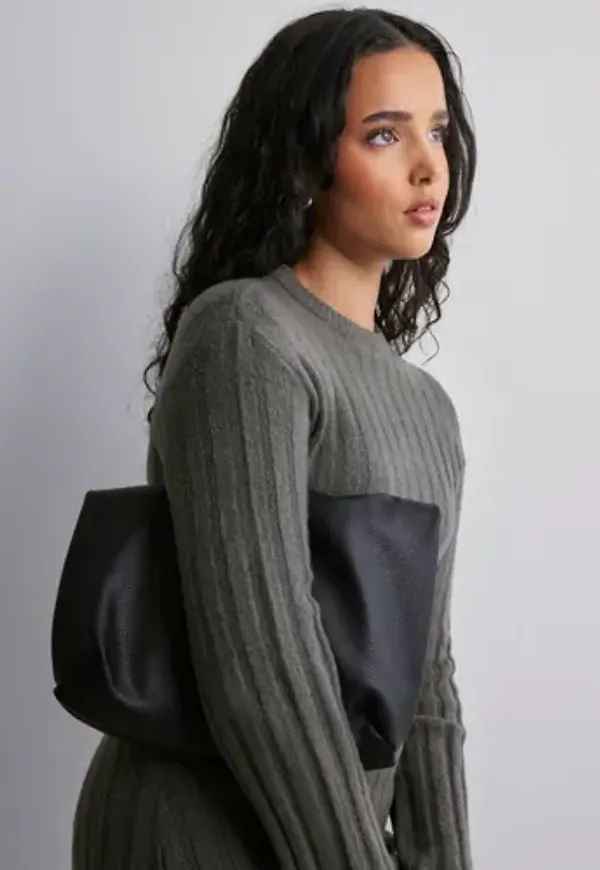 Nelly - Grå - Everyday Long Knit Dress