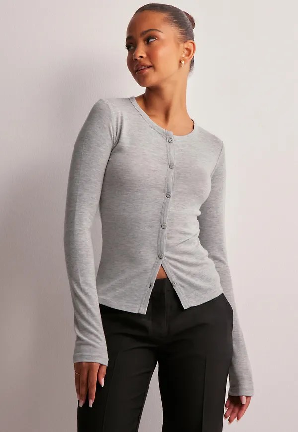 Nelly - Grå - Luxurious Ultra Soft Cardigan
