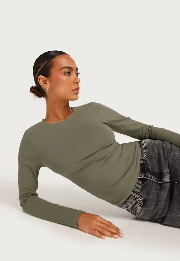 Nelly - Grön - Keep It Simple Ls Top