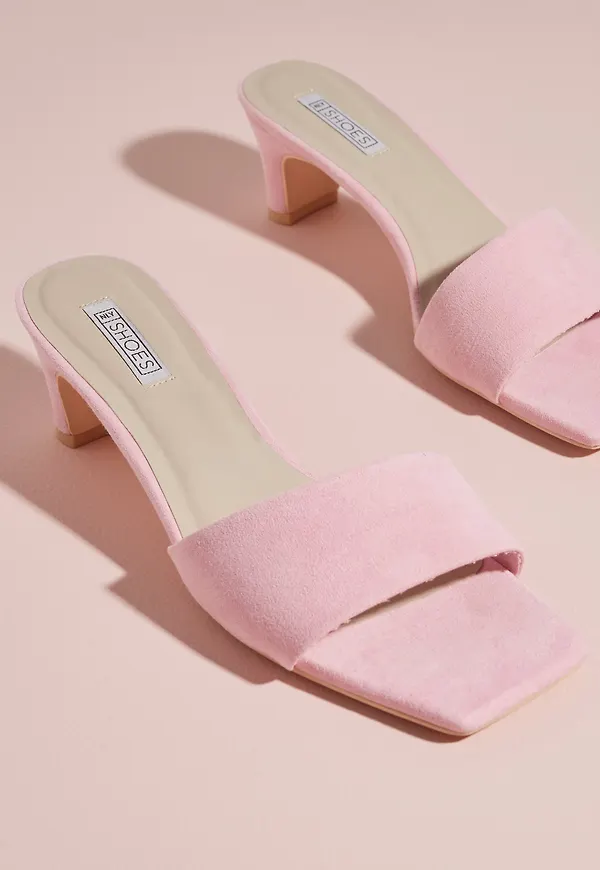 Nelly - Rosa - Kitten Flat Mule