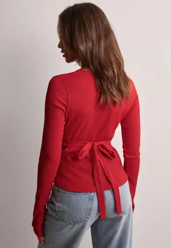 Nelly - Röd - Cute Tie Top