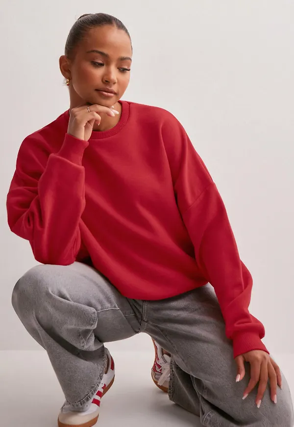 Nelly - Röd - Perfect Chunky Sweater