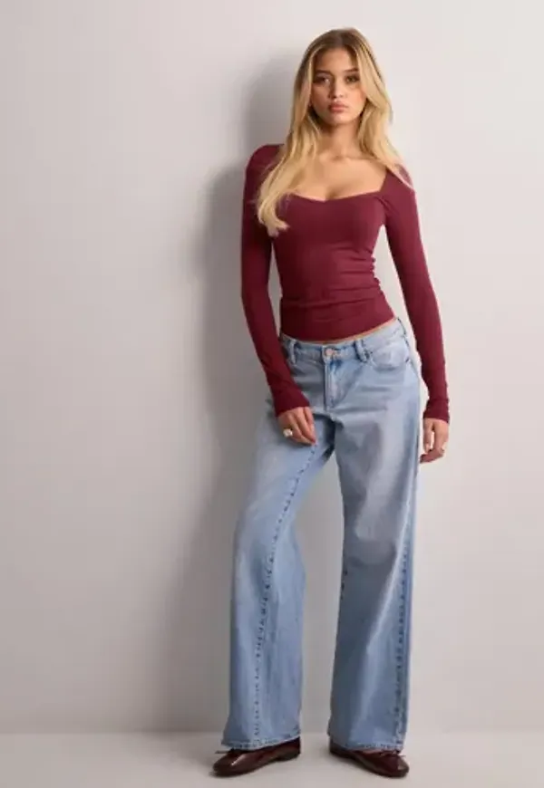 Nelly - Röd - Romance Shape LS Top