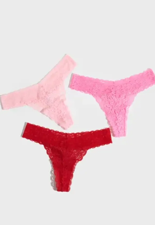 Nelly - Röd - What I Like Thong 3-pack
