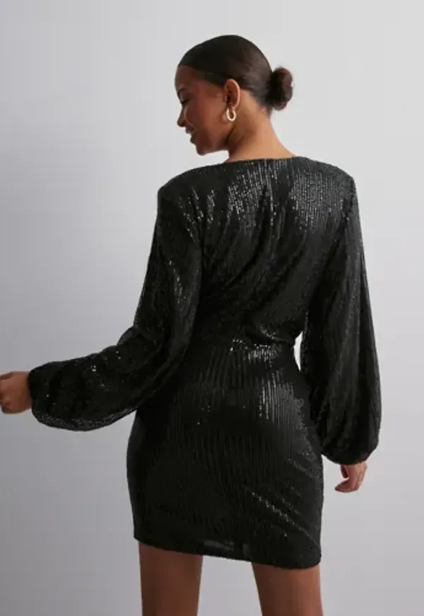 Nelly - Svart - Be Mine Sparkle Dress