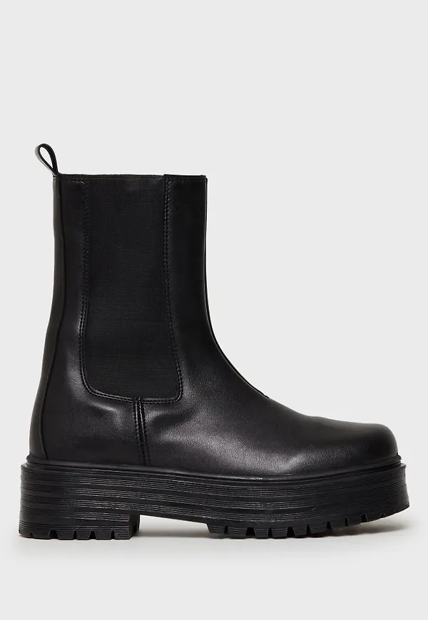 Nelly - Svart - Clean Ankle Boot