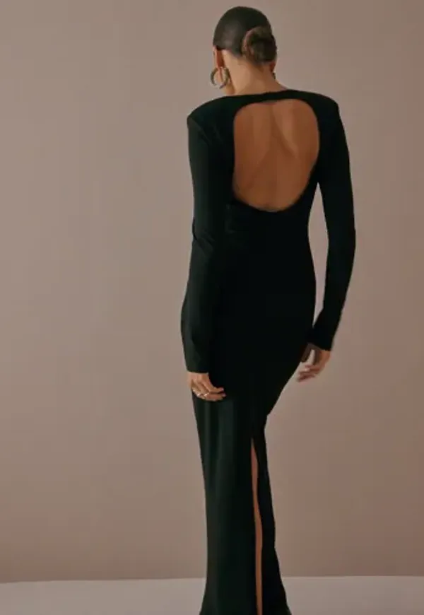 Nelly - Svart - Flawless Long Dress