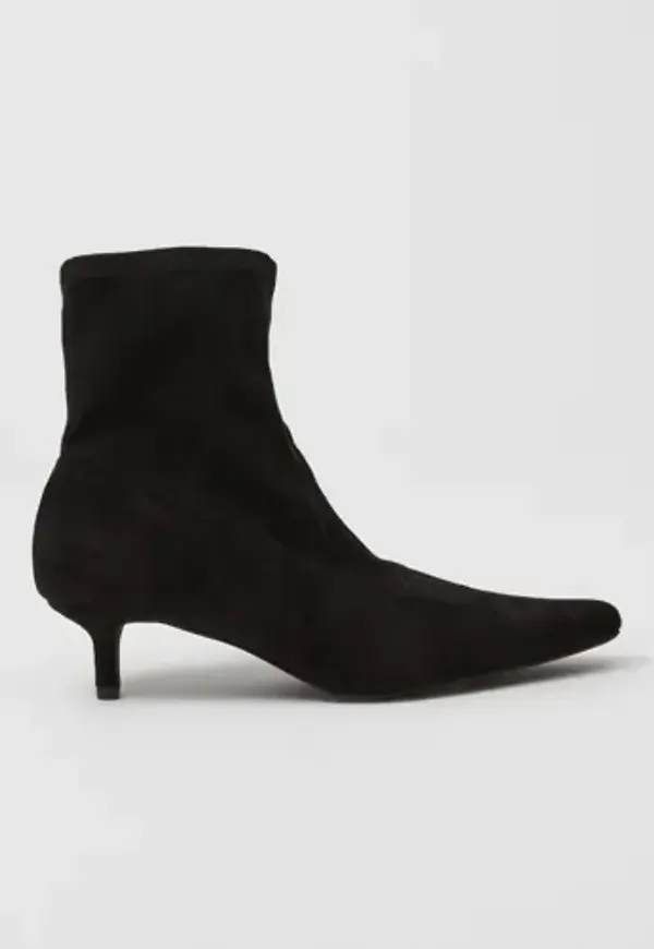 Nelly - Svart - Soft Sock Ankel Boot