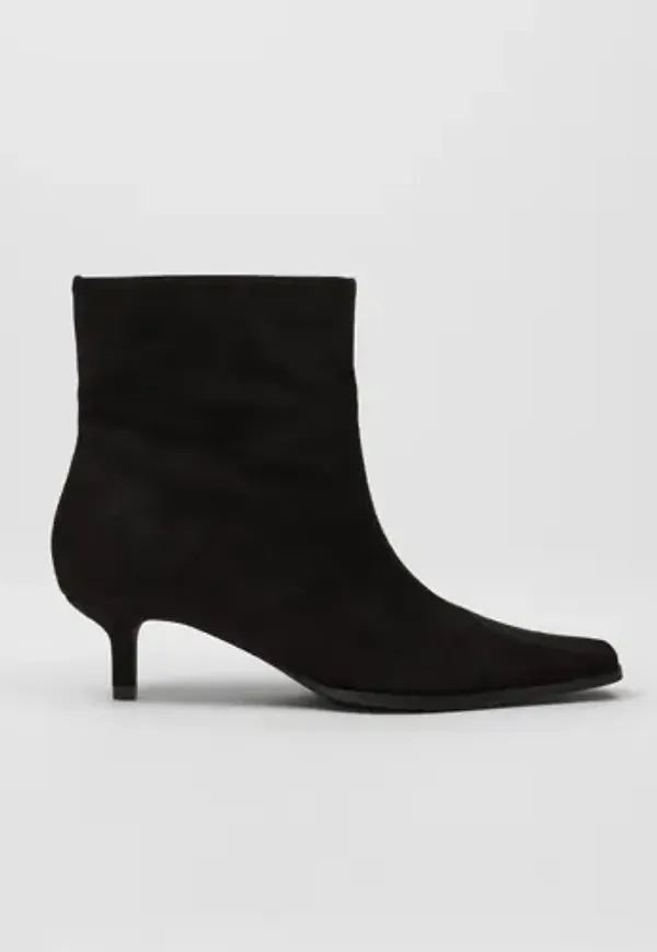 Nelly - Svart - Squaretoe Soft Ankel Boot