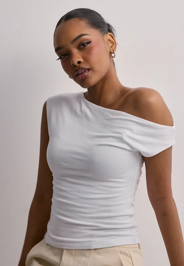 Nelly - Svart - Lace Bow Top