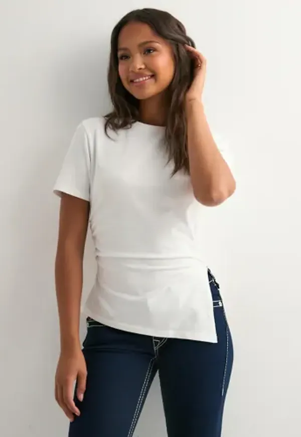 Nelly - Vit - Asymmetric Tee