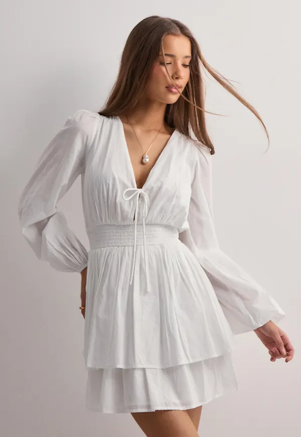 Vero Moda - Blå - Vmfanni Sl Short Dress Wvn Ga Noos